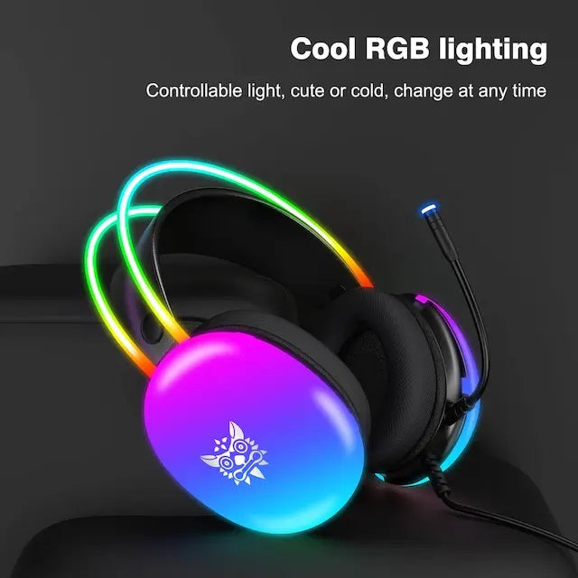 PROFESSIONAL GAMING HEADSET RGB - ONIKUMA X25 BLACK