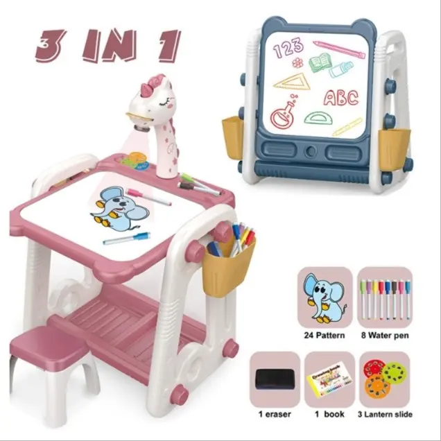 PAINTING TABLE WITH PROJECTION NO.YM2210 GRAY COLOR