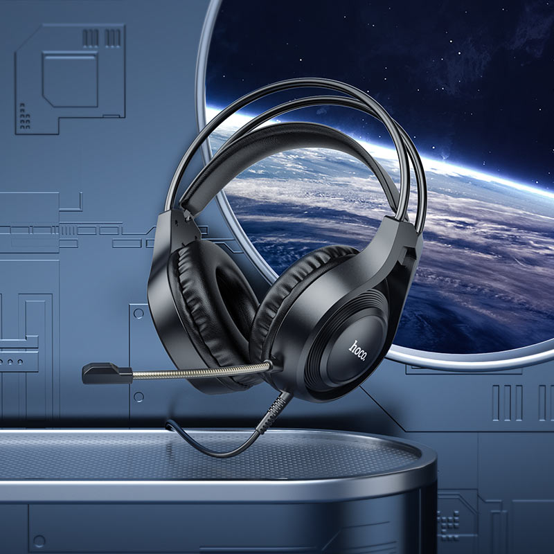 HOCO GAMING HEADSET (W106) - BLACK