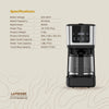 Close-Up of Interactive Touch Display on LePresso Coffee Maker