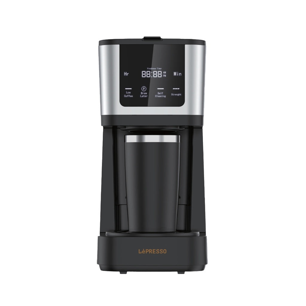 Close-up of Interactive Touch Display on LePresso Coffee Machine