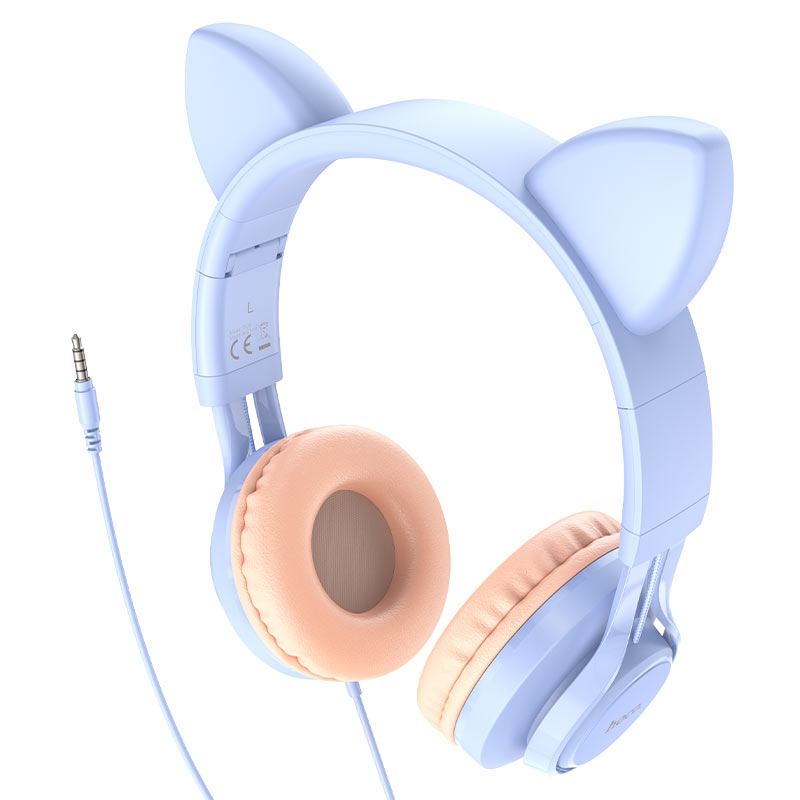 Headphone For Kids, Cat Ear - Midnight - Hoco W36