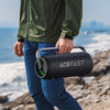 Front view of ACEFAST K2 Pro speaker with dual full-range and high-frequency drivers plus passive radiators.