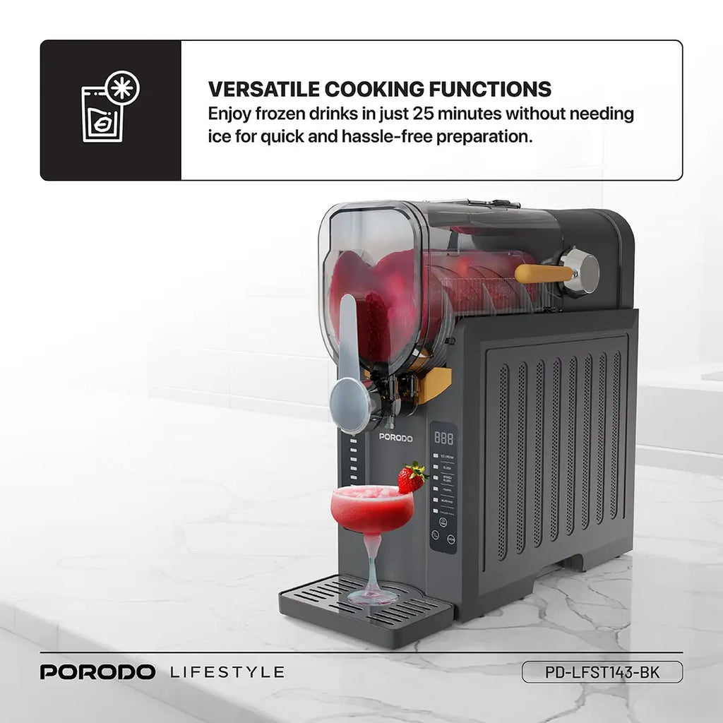 Porodo Slushie Machine in Kitchen Setup