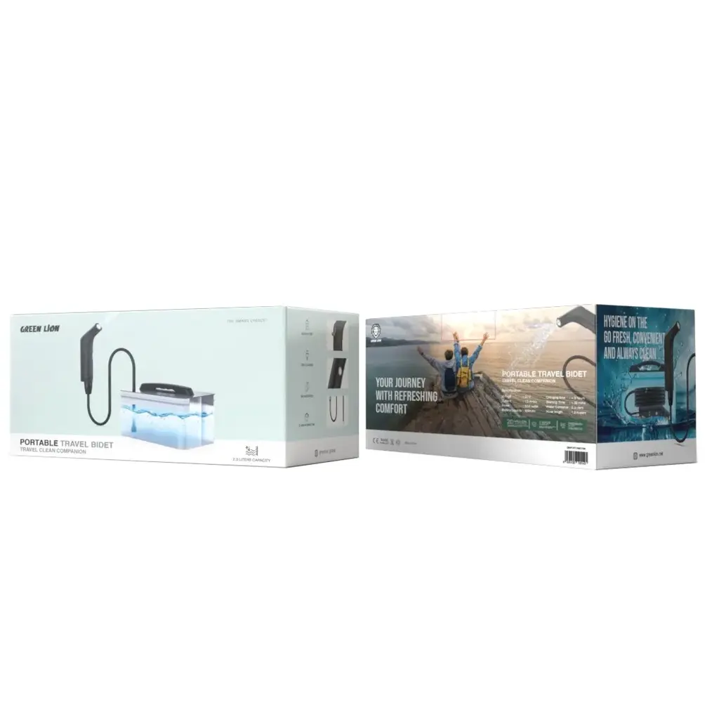PORTABLE TRAVEL BIDET - GREEN LION 0143