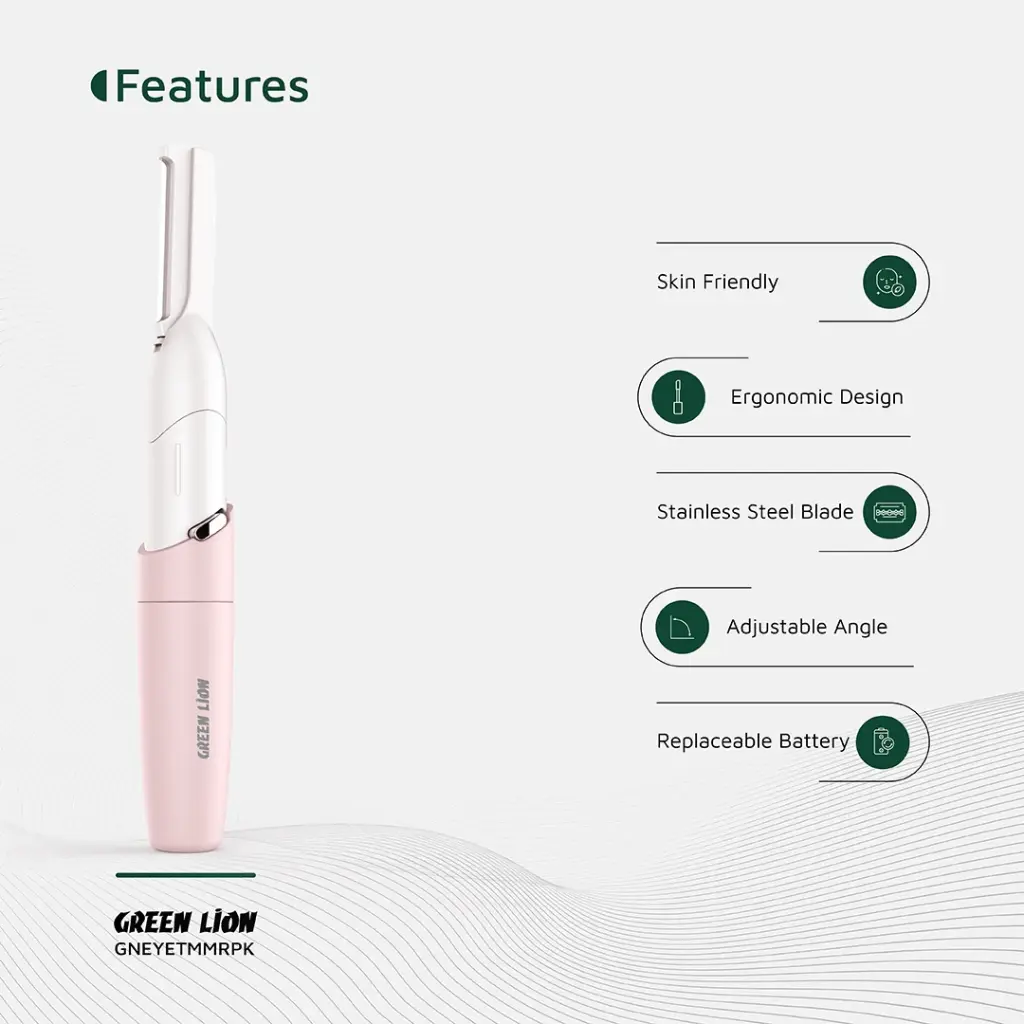 Eyebrow Hair Trimmer - Green Lion 3434