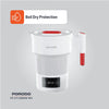 Side view of the folded Porodo electric kettle for travel