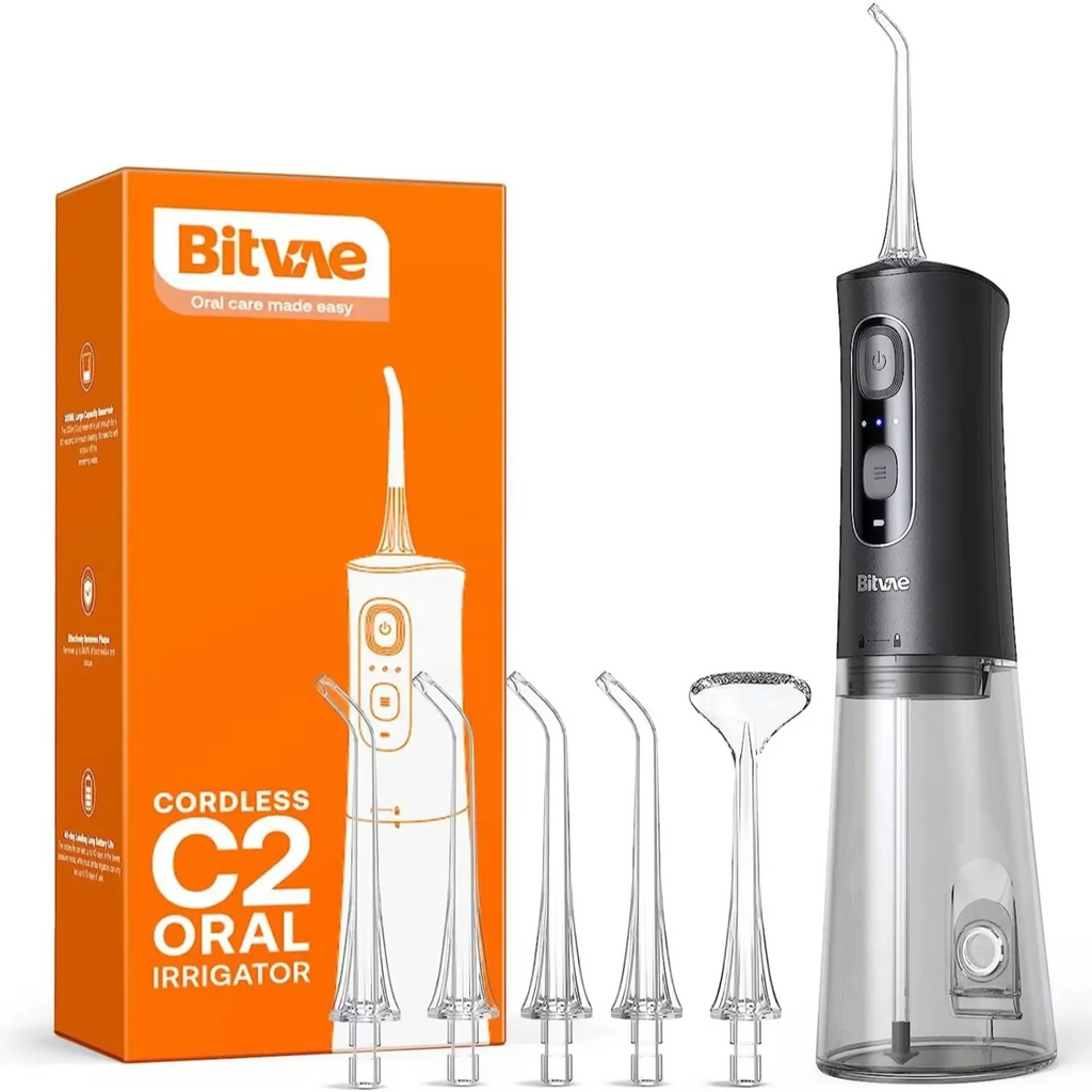 CORDLESS ORAL IRRIGATOR - BITVAE C2 BLACK