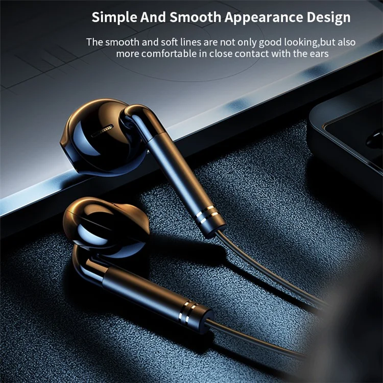 Xundd Type-C Wired Earphone (XDHE-016) - Black