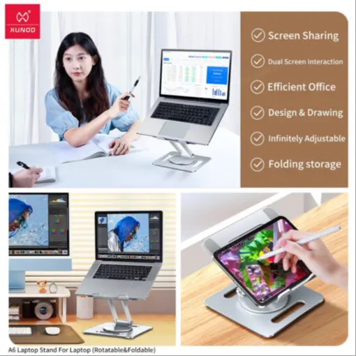 Laptop Stand Rotatable and Foldable - Xundd A6