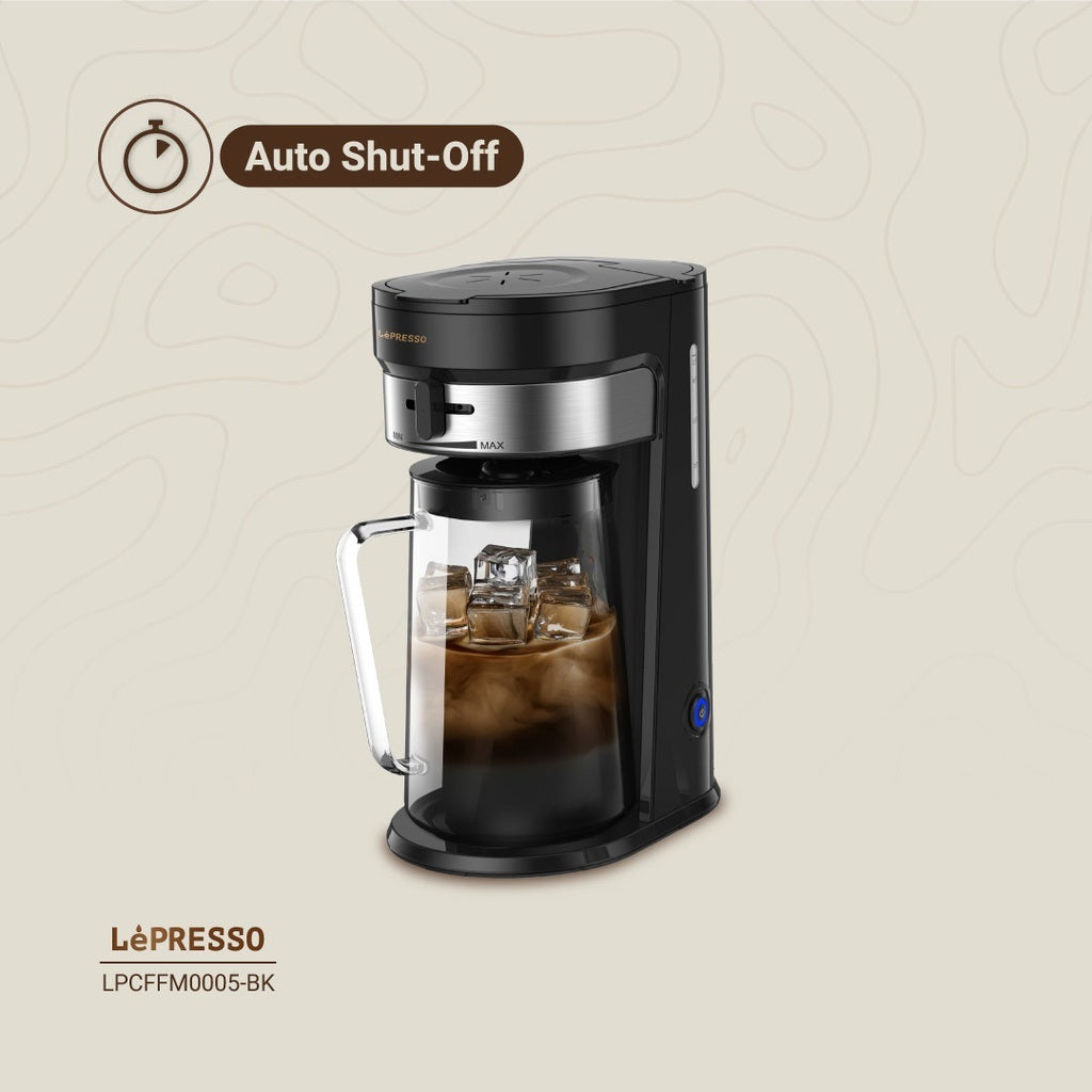 LePresso Cold Brew Machine Ice Coffee & Tea - Black -LP005