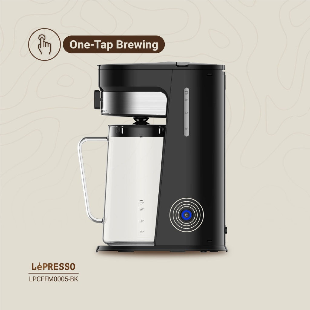 LePresso Cold Brew Machine Ice Coffee & Tea - Black -LP005
