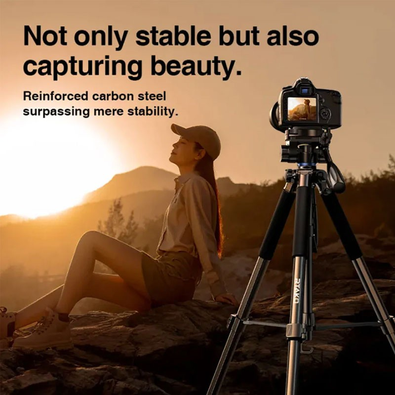 Remote Control, Carbon Steel Photography Tripods For Camera And