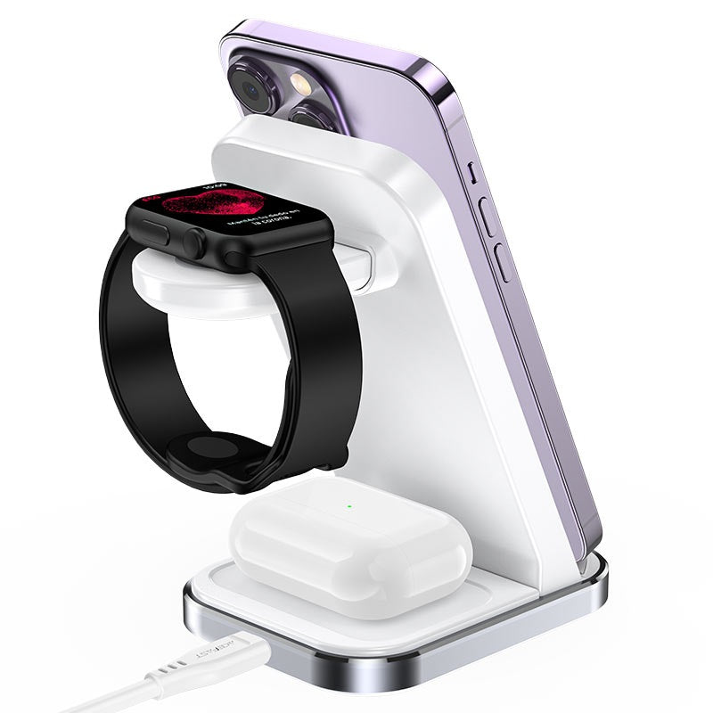 table stand with charger 