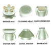 Face & Body Epilator (Wet & Dry Use, IPX7 Washable, 6 Replacement Head) - Porodo 7663