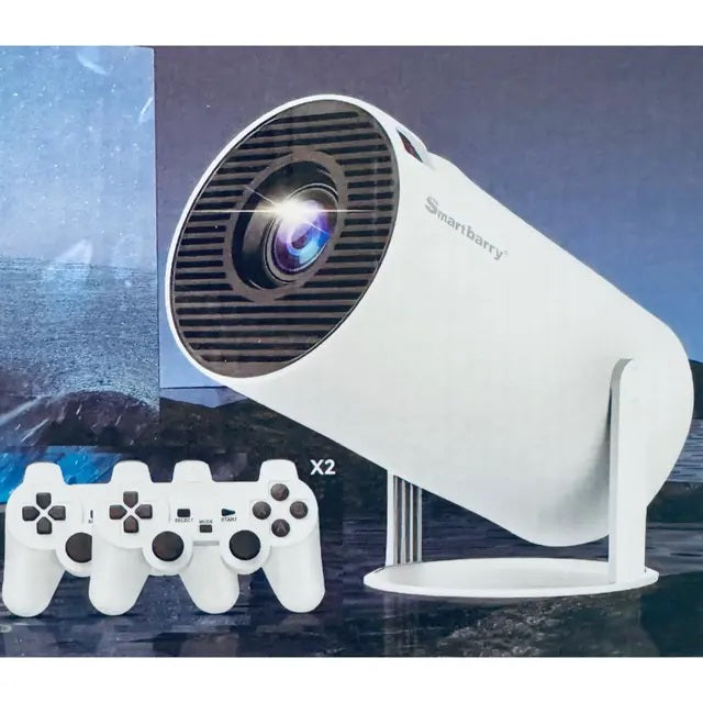 Android Projector with 2 Game pad 4k HDR - Smartbarry HT5Plus
