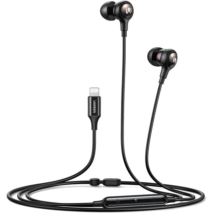 ugreen lightning wired earphone